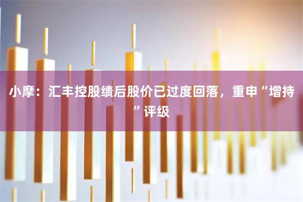 小摩：汇丰控股绩后股价已过度回落，重申“增持”评级